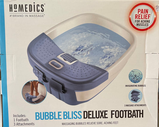 Homedics Bubble Bliss Deluxe Footbath