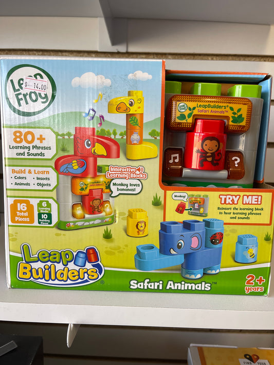 Leap Frog Leap Builders Safari Animals