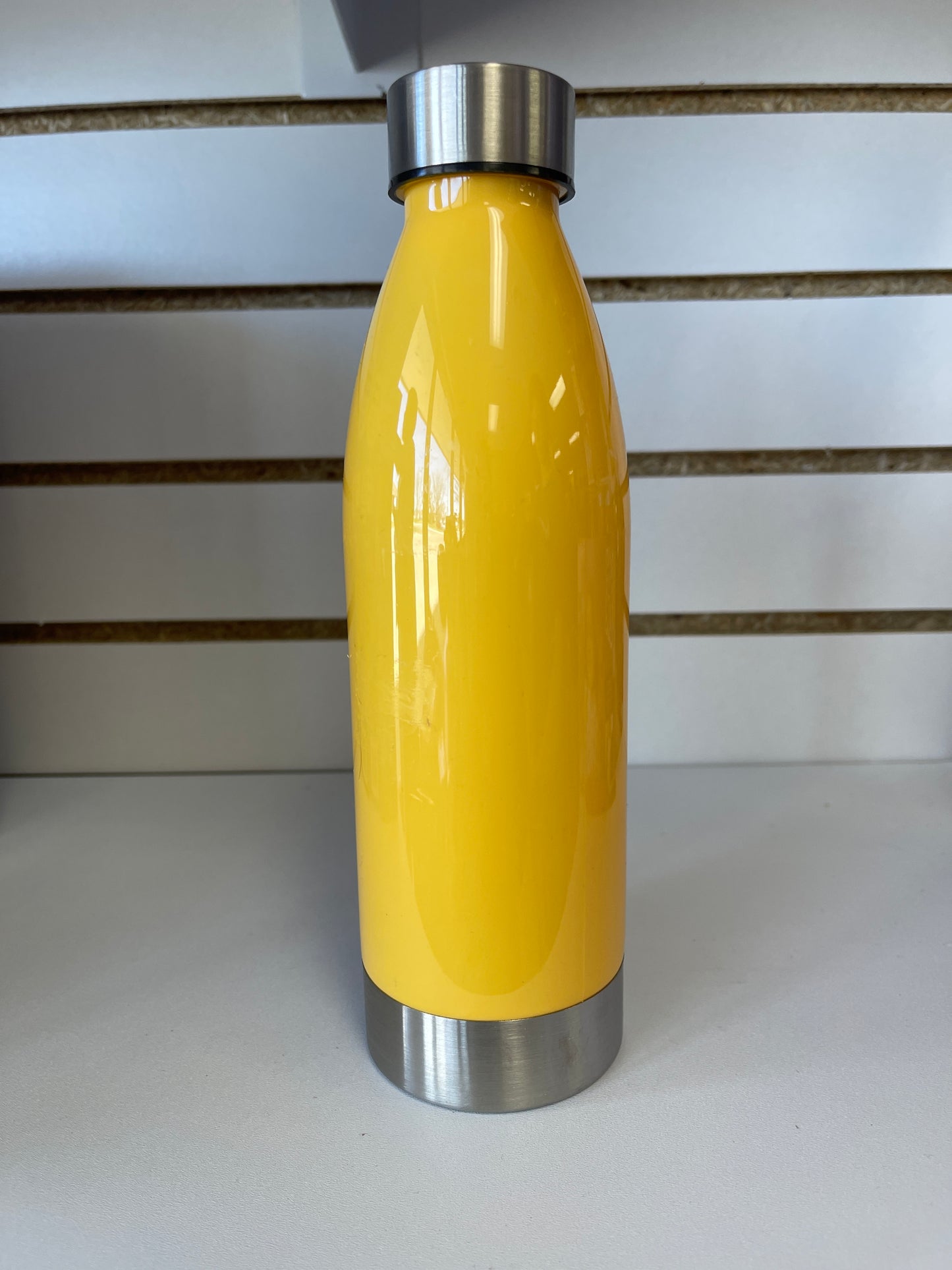 Yellow water bottle