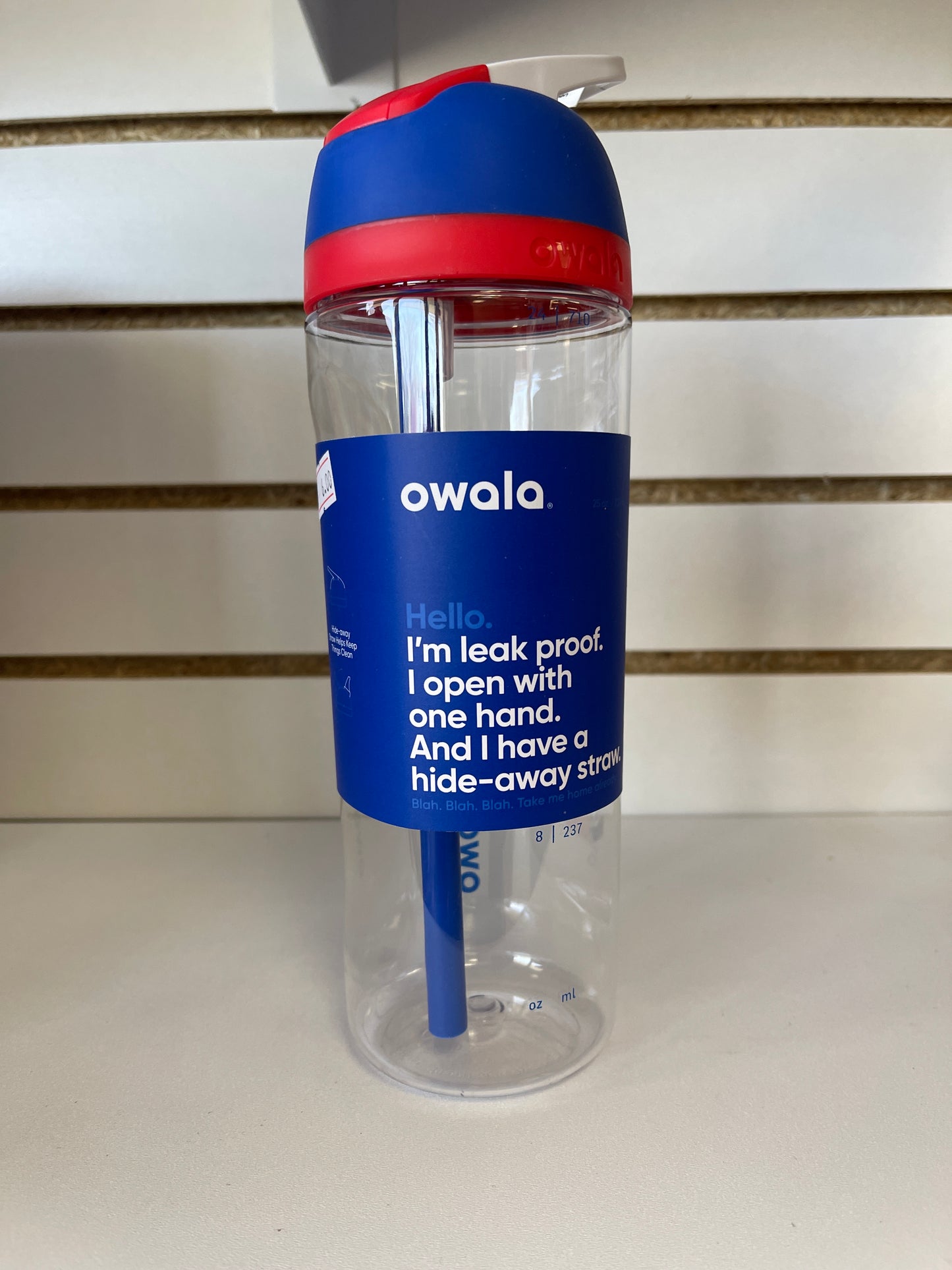 Owala water bottle clear