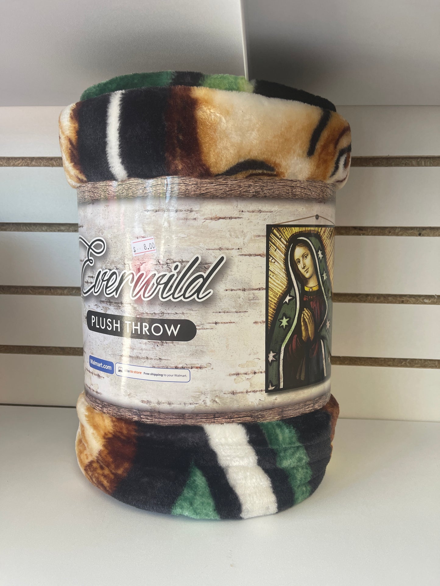 Everwild Plush Throw Virgin Mary