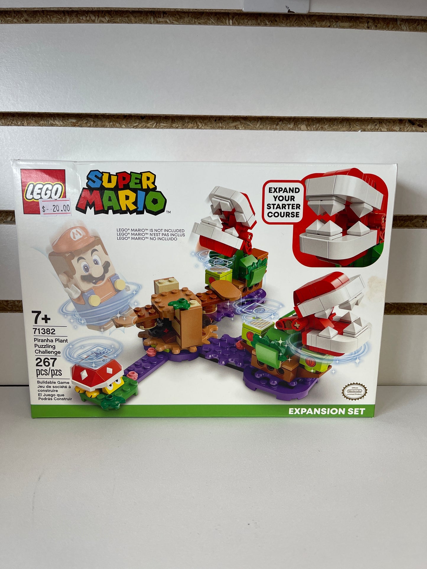 Lego Super Mario Piranha Plant Puzzling Challenge 71482