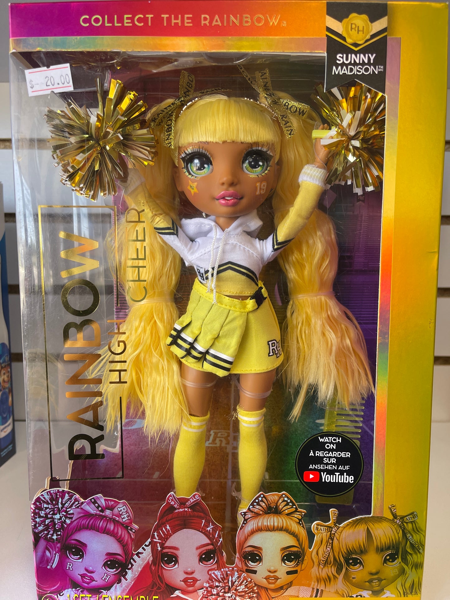 Rainbow High Cheer Yellow